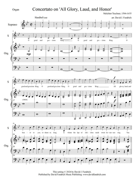 Concertato on 'All Glory, Laud, and Honor'