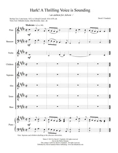 Hark! A Thrilling Voice is Sounding: Instrumental Parts & Conductor's Score