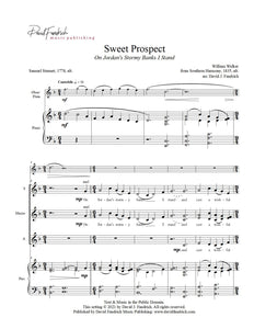 Sweet Prospect (On Jordan's Stormy Banks): SSA anthem